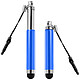 Avizar Stylet écran rétractable jack 3.5mm universel - Bleu canard Stylet tactile rétractable au design élégant pour smartphone et tablette.