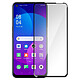 Avizar Film Oppo A72 Verre Trempé Biseauté Transparent au Contour Noir Film d'écran spécialement conçu pour appareil