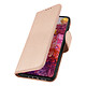 Avizar Étui pour Samsung Galaxy S20 FE Clapet Portefeuille Support Vidéo Rose Gold - Étui violet de la série Chesterfield spécialement conçu pour Samsung Galaxy S20 FE