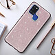 Avis Avizar Coque pour Samsung Galaxy A21s Paillette Amovible Silicone Semi-rigide rose