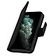 Avizar Étui Portefeuille pour iPhone 11 Pro en Cuir Premium avec Fonction Stand Noir Cet étui portefeuille pour iPhone 11 Pro est fabriqué en cuir véritable, avec coutures soignées et tranches lissées pour une finition nette