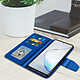 Avis Avizar Housse Samsung Note 10 Lite Étui Folio Portefeuille Fonction Support bleu
