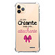 Evetane Coque iPhone 11 Pro anti-choc souple angles renforcés transparente Motif Un peu chiante tres attachante Coque iPhone 11 Pro anti-choc souple angles renforcés transparente Un peu chiante tres attachante