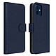 Avizar Étui Apple iPhone 12 / 12 Pro Protection avec Porte-carte Fonction Support bleu - Housse portefeuille spécialement conçue pour appareil
