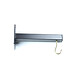 KIMEX 040-1002 Equerres de fixation pour écran de projection, Coloris noir
