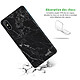 Avis Evetane Coque Xiaomi Redmi 9A 360 intégrale transparente Motif Marbre noir Tendance .