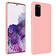 Avizar Coque Galaxy S20 Plus Semi-rigide Soft Touch Compatible QI rose - Coque de protection spécialement conçue pour Samsung Galaxy S20 Plus.