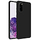 Avizar Coque Soft-Touch pour Samsung Galaxy S20 en Silicone Semi-rigide Antidérapant Noir Coque résistante conçue pour absorber les chocs et prévenir les rayures, idéale pour protéger votre Galaxy S20 au quotidien