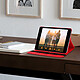 Avizar Étui avec Fonction Support Rotatif 360° Housse pour iPad Mini 4 / 5 Rouge pas cher