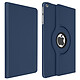 Avizar Étui Fonction Support Rotatif 360° bleu nuit iPad 5 / 6 / Air - Housse spécialement conçue pour appareil.