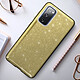 Avis Avizar Coque pour Galaxy S20 FE en Structure Bi-Matière avec Feuille Pailletée Dorée