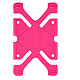 Avizar Coque pour Tablette 7.9 à 9 pouces Universel Bumper Silicone Gel Mode Support Coque antichoc universelle rose, compatible avec votre Tablette quel qu'il soit