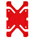 Avizar Coque pour tablette 7.9 à 9 pouces Universel Bumper Silicone Gel Mode Support - Coque antichoc universelle rouge, compatible avec votre Tablette quel qu'il soit