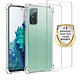 Evetane Coque Samsung Galaxy S20 FE Antichoc coins renforcés Silicone + 2 Vitres en verre trempé Protection écran Coque Samsung Galaxy S20 FE Antichoc coins renforcés Silicone + 2 Vitres en verre trempé Protection écran