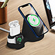 Avis Avizar Support Bureau MagSafe, Apple Watch et AirPods Station d'accueil 3 en 1 - Noir