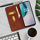 Avis Avizar Housse OnePlus Nord N10 5G Porte-carte Fonction Support Vidéo marron