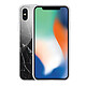 Avis Evetane Coque iPhone Xs Max silicone transparente Motif Marbre noir ultra resistant