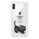Evetane Coque iPhone Xs Max silicone transparente Motif Chuis pas du matin ultra resistant Coque iPhone Xs Max silicone transparente Chuis pas du matin ultra resistant Protection housse Motif Ecriture Tendance