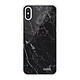 Evetane Coque iPhone Xs Max silicone transparente Motif Marbre noir ultra resistant Coque iPhone Xs Max silicone transparente Marbre noir ultra resistant Protection housse Motif Ecriture Tendance