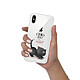 Evetane Coque iPhone Xs Max silicone transparente Motif Chuis pas du matin ultra resistant pas cher