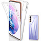 Evetane Coque Samsung Galaxy S21 5G 360° intégrale Protection avant et arrière silicone transparente Motif Coque Samsung Galaxy S21 5G 360° intégrale Protection avant et arrière silicone transparente