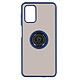 Avizar Coque Samsung A02s Bi-matière Bague Métallique Fonction Support bleu Coque de protection spécialement conçue pour Samsung Galaxy A02s.