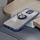 Acheter Avizar Coque pour Xiaomi Redmi Note 9 Pro Max / 9 Pro / 9S Bague Métallique Support Bleu