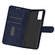 Avizar Étui pour Samsung Galaxy A32 Clapet Portefeuille Support Vidéo Bleu Nuit - Étui violet de la série Chesterfield spécialement conçu pour Samsung Galaxy A32