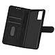 Avizar Étui pour Samsung Galaxy A32 Clapet Portefeuille Fonction Support Vidéo Noir Étui violet de la série Chesterfield spécialement conçu pour Samsung Galaxy A32