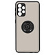Avizar Coque Galaxy A52 et A52s Bi-matière Bague Métallique Fonction Support noir - Coque de protection spécialement conçue pour appareil.