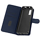 Avizar Étui Redmi Note 10 / 10s Protection Porte-carte Fonction Support bleu - Housse portefeuille spécialement conçue pour appareil.