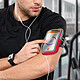 Avizar Brassard Sport pour Smartphone Tactile Attache Bras ou Avant-bras Poche Zippée Rose pas cher