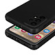Avizar Coque Intégrale pour Galaxy A32 5G Protection Avant Souple et Dos Rigide Noir pas cher