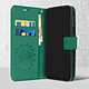Avis Avizar Étui pour Samsung Galaxy S20 FE Portefeuille Support Vidéo Motif Mandala Fleur Vert