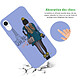 Avis LaCoqueFrançaise Coque iPhone Xr Silicone Liquide Douce lilas Working girl .