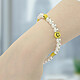 Avizar Bijou de Téléphone Bracelet à Perles et Smileys Collection Smile pas cher