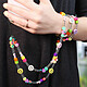 Acheter Avizar Bijou de Téléphone Collier Smiley et Fruits 110cm Collection Smile