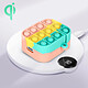 Avis Avizar Coque pour Apple Airpods Conception 2 Parties Silicone Bubble Pop Multicolore