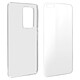 Avizar Coque Huawei P40 Pro Souple et Film Verre Trempé 9H transparent Pack de protection 360° Transparent avec verre trempé incurvé spécialement conçue pour Huawei P40 Pro