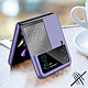 Avizar Coque pour Samsung Galaxy Z Flip 3 en 2 Parties Rigide Bande Antidérapante pas cher