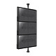 KIMEX 032-1006K1 Support sol-plafond pour 6 écrans TV  back to back 32'' - 75''