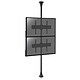 KIMEX 032-1012K3 Support sol-plafond pour 2 écrans TV 32'' - 75'' - Hauteur 240cm