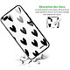 Avis Evetane Coque iPhone 7 Plus/ 8 Plus Coque Soft Touch Glossy Coeurs Noirs Design