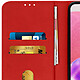 Avizar Étui pour Samsung Galaxy A03s Clapet Portefeuille Fonction Support Vidéo Rouge pas cher