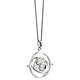 Harry Potter X Swarovski - Pendentif et collier Retourneur de Temps (argent sterling) Pendentif et collier Harry Potter X Swarovski, modèle Retourneur de Temps (argent sterling).