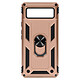 Avizar Coque Google Pixel 6 Antichoc Bi-matière Bague Support Vidéo rose gold Coque bi-matière spécialement conçue pour votre Google Pixel 6