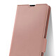 Acheter Avizar Étui pour OnePlus Nord 2 Porte-cartes Support vidéo Double Languette Rose champagne