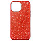 Avizar Coque iPhone 13 Pro Max Paillette Amovible Silicone Semi-rigide rouge - Coque à paillettes spécialement conçue pour votre iPhone 13 Pro Max