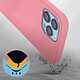 Avis Avizar Coque pour iPhone 13 Pro Semi-rigide Finition Soft-touch Silicone Rose
