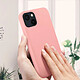 Acheter Avizar Coque pour iPhone 13 Mini Finition Soft-touch Silicone Semi-rigide Rose